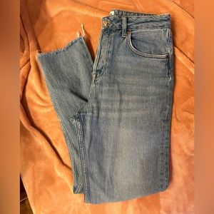 BDG Dillon Medium Wash Straight Leg High Rise Jeans